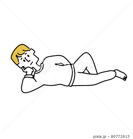 いろんなことにやる気がない男性 80772615