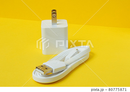 ケーブル、USB、USBケーブル、プラグ、線、データ、OA、テクノロジー、備品、デジタル 80775871