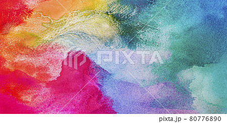水彩のテクスチャー 水彩のテクスチャー 80776890