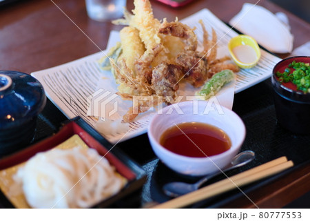 サワガニの天ぷら定食 サワガニの天ぷら定食 80777553