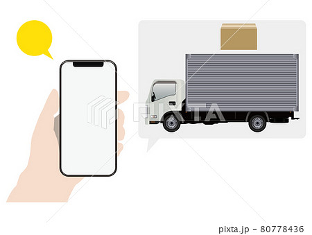 スマートフォンとお届通知 スマートフォンとお届通知 80778436