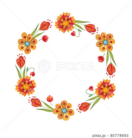 Hand-drawn watercolor floral frame template. Botanical illustration with space for text. Decor for invitations, greeting cards, posters, design elements. Hand-drawn watercolor floral frame template. Botanical illustration with space for text. Decor for invitations, greeting cards, posters, design elements. 80778683