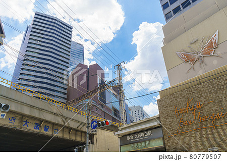大阪都市風景 梅田 阪急梅田駅周辺 2021年8月 大阪都市風景 梅田 阪急梅田駅周辺 2021年8月 80779507