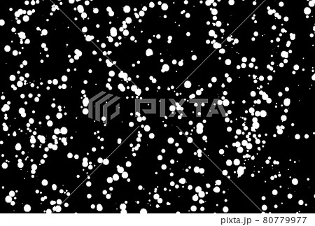 ぽわぽわモノクロ背景のイラスト素材