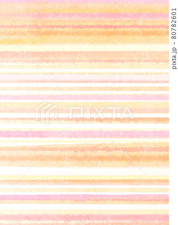 水彩背景　ストライプ 80782601