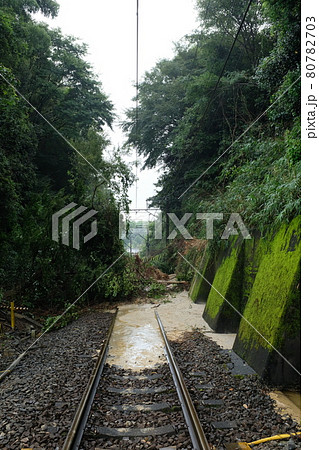 線路への土砂流入 80782703