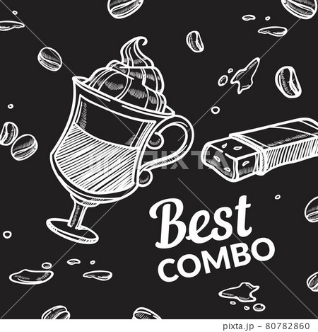 Best combo, coffee latter with mousse and cake Best combo, coffee latter with mousse and cake 80782860