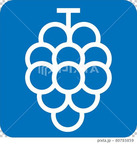 Grape pictogram - Stock Illustration [80783859] - PIXTA