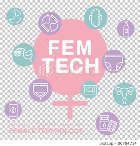 フェムテック　女性の健康と美容 80784714