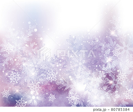 雪の結晶の背景 80785384