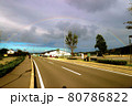 福島県大熊町　虹 80786822