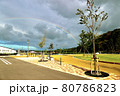 福島県大熊町　虹 80786823