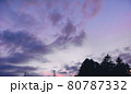 夕暮れの空 80787332