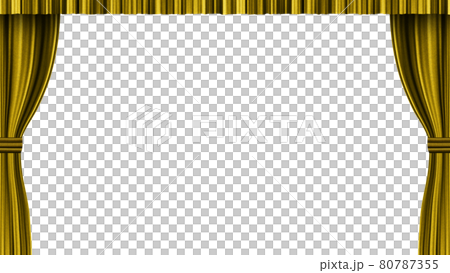 Curtain cloth background material with alpha channel transparent background 80787355