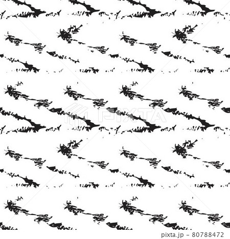 Black and White Brush Stroke Fur Seamless Pattern Black and White Brush Stroke Fur Seamless Pattern 80788472
