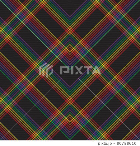 Rainbow Chevron Plaid Tartan textured Seamless Pattern Design Rainbow Chevron Plaid Tartan textured Seamless Pattern Design 80788610