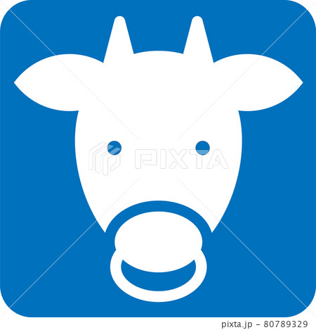 牛のピクトグラム 80789329