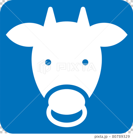 牛のピクトグラム 80789329