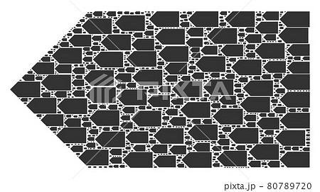 Direction Left Recursive Mosaic of Itself Items 80789720