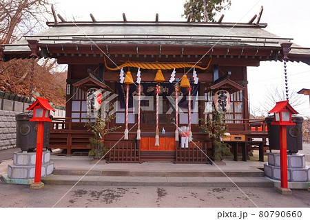 伊香保神社　伊加保神社　伊香保温泉　群馬　渋川　伊香保　温泉　温泉街　石段　伊香保神社　石段街 80790660