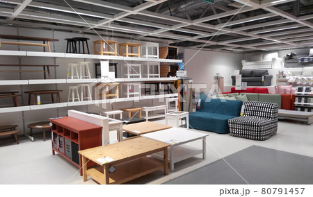 KUALA LUMPUR, MALAYSIA -SEPTEMBER 25, 2016: Interior of the IKEA Kuala Lumpur Store. IKEA is the world's largest furniture retailer, founded in Sweden in 1943 KUALA LUMPUR, MALAYSIA -SEPTEMBER 25, 2016: Interior of the IKEA Kuala Lumpur Store. IKEA is the world's largest furniture retailer, founded in Sweden in 1943 80791457