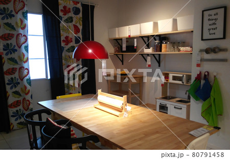 KUALA LUMPUR, MALAYSIA -SEPTEMBER 25, 2016: Interior of the IKEA Kuala Lumpur Store. IKEA is the world's largest furniture retailer, founded in Sweden in 1943 KUALA LUMPUR, MALAYSIA -SEPTEMBER 25, 2016: Interior of the IKEA Kuala Lumpur Store. IKEA is the world's largest furniture retailer, founded in Sweden in 1943 80791458
