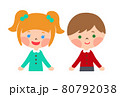 笑顔のこども 80792038
