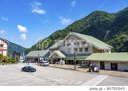 黒部峡谷鉄道トロッコ電車 宇奈月駅 80792643