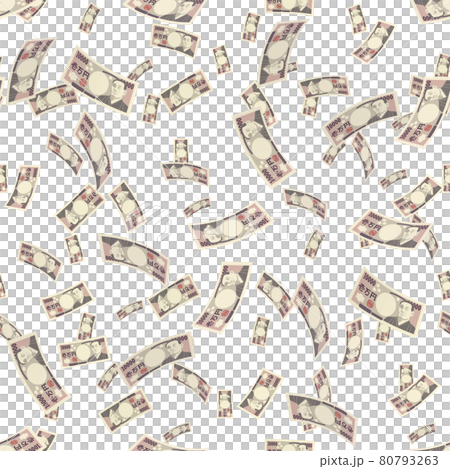 經濟插畫素材 錢落鈔票 真人萬日元鈔票 (3) 經濟插畫素材 錢落鈔票 真人萬日元鈔票 (3) 80793263