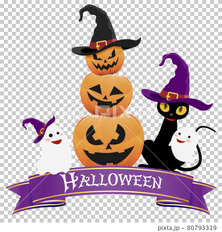ハロウィン　イメージ素材 80793319