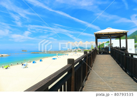 【愛媛県】晴天下のふたみシーサイド公園 80793535