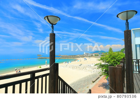 【愛媛県】晴天下のふたみシーサイド公園 80793536