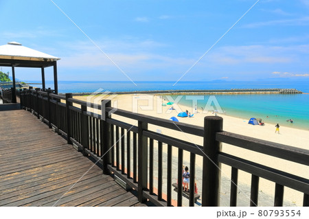 【愛媛県】晴天下のふたみシーサイド公園 80793554