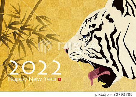 2022年寅年年賀状 80793789