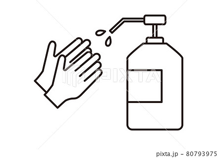 ハンドソープと手 80793975