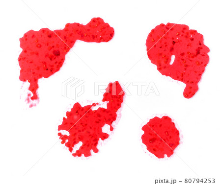 red jam on white background 80794253