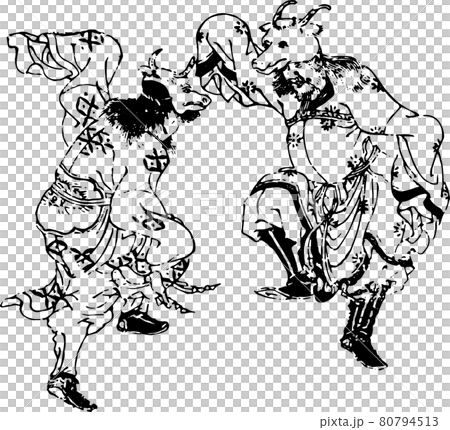 跳舞的山羊人 80794513