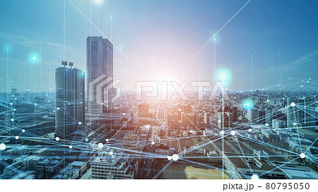 都市とネットワーク　スマートシティー  80795050