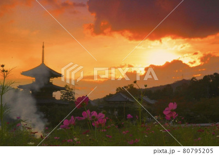 法起寺の秋 80795205