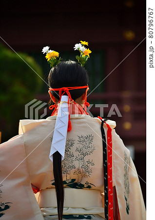 巫女さん(笠間神社)舞楽祭 巫女さん(笠間神社)舞楽祭 80796767