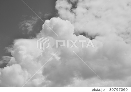きれいな涌き雲 アートな涌き雲 涌き雲の風景 きれいな涌き雲 アートな涌き雲 涌き雲の風景 80797060
