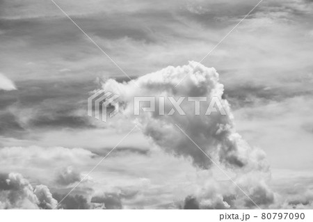 きれいな涌き雲 アートな涌き雲 涌き雲の風景 きれいな涌き雲 アートな涌き雲 涌き雲の風景 80797090