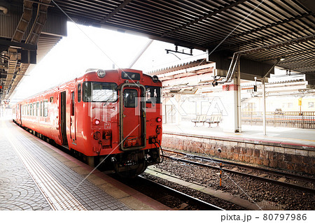 山口線　レトロ電車 80797986