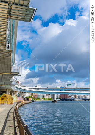 東京都の都市風景 両国ジャンクション周辺の風景 東京都の都市風景 両国ジャンクション周辺の風景 80800347