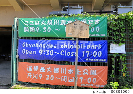 大横川親水公園 東京都墨田区 大横川親水公園 東京都墨田区 80801006