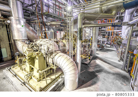 工場内部（工場、化学工場、発電、プラント） 80805333