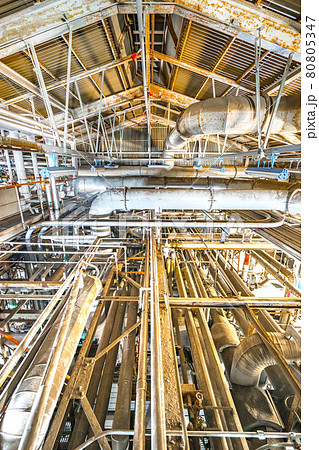 工場内部（工場、化学工場、発電、プラント） 80805347