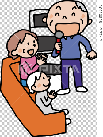 シニアのカラオケボックス 80805539