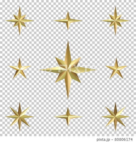 Stars of various shapes Stars of various shapes 80806174