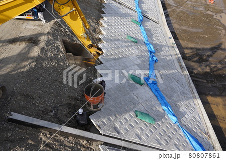 令和元年台風19号被災千曲川護岸工事 80807861